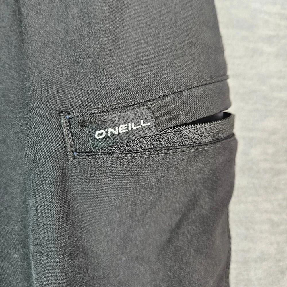 ONeill Hyperfreak Men's Black Board Shorts Size 33 Swim Trunks
